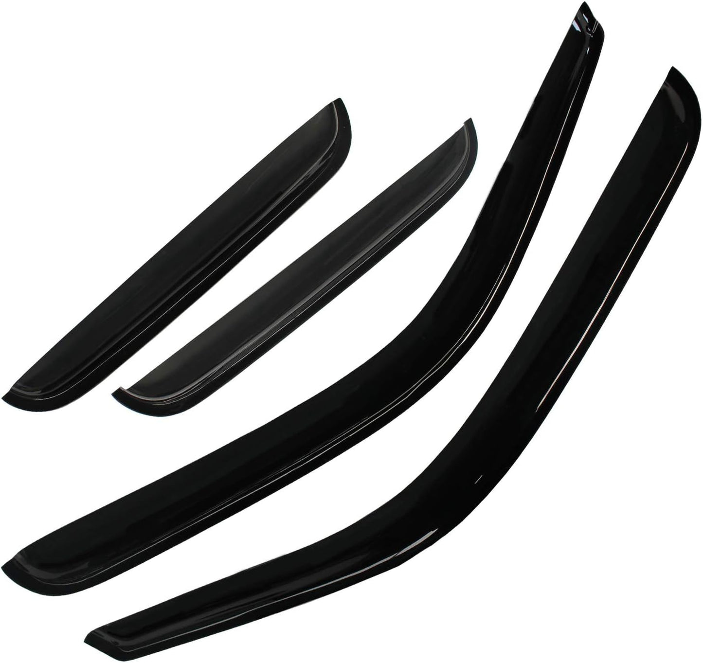 4pcs Side Window Deflectors Window Visors for 97-13 Expedition Sun/Rain Guard Visor
