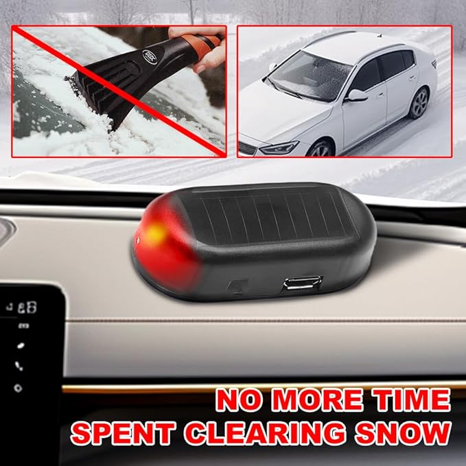 Anti-Freeze Electromagnetic Car Snow Removal Device, Upgraded Electromagnetic Car Defroster, Rechargeable Car Interference Antifreeze (1 pcs)