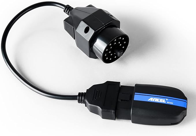 ANCEL Obd2 Female to 20 Pin Extension Convert Adapter OBD1 to OBD II Cable for 20 Pin E31 E32 E34 E36 E39 E38 E53 X 5 Z3