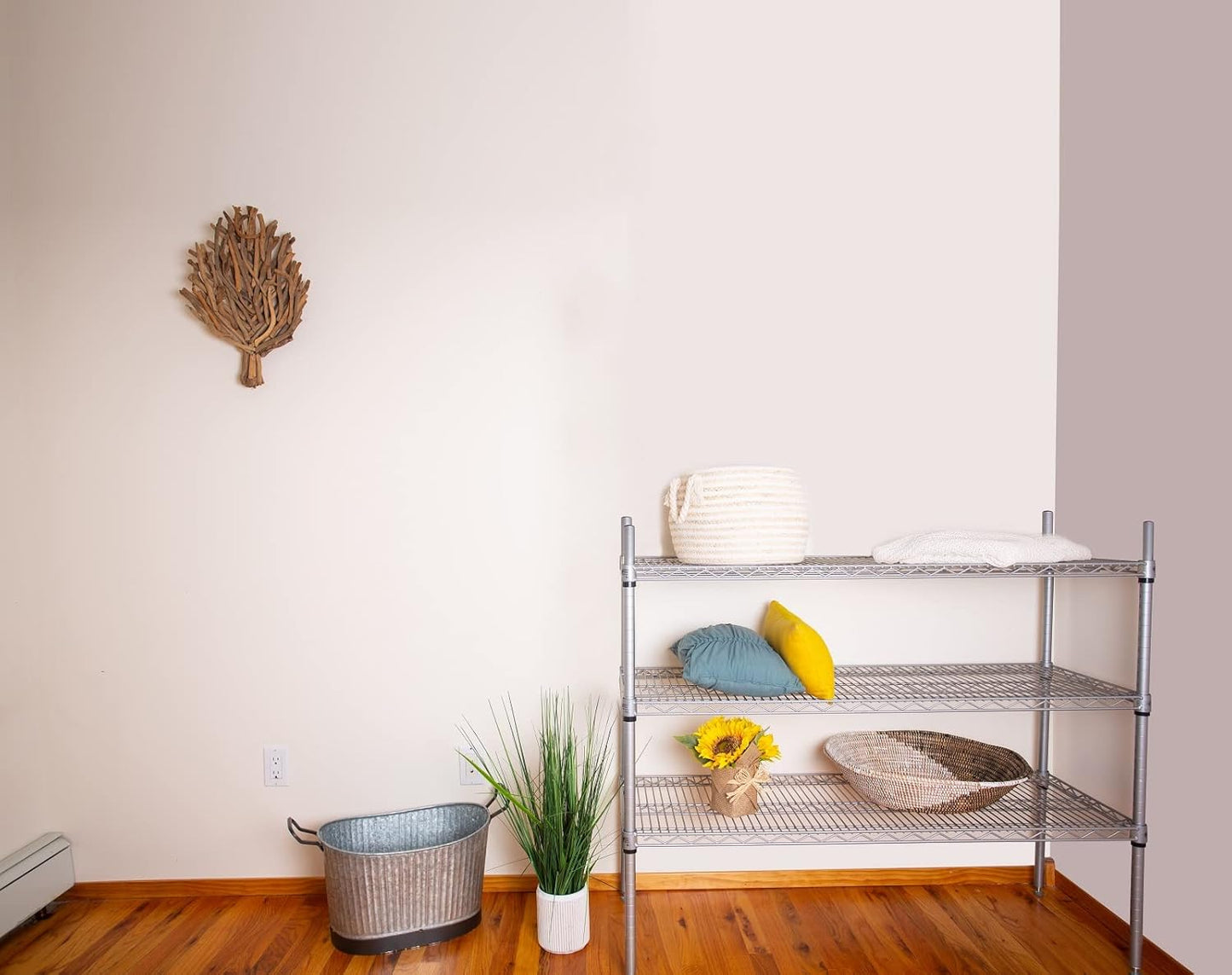 Omega 24" Deep x 54" Wide x 96" High 3 Tier Gray Starter Shelving Unit