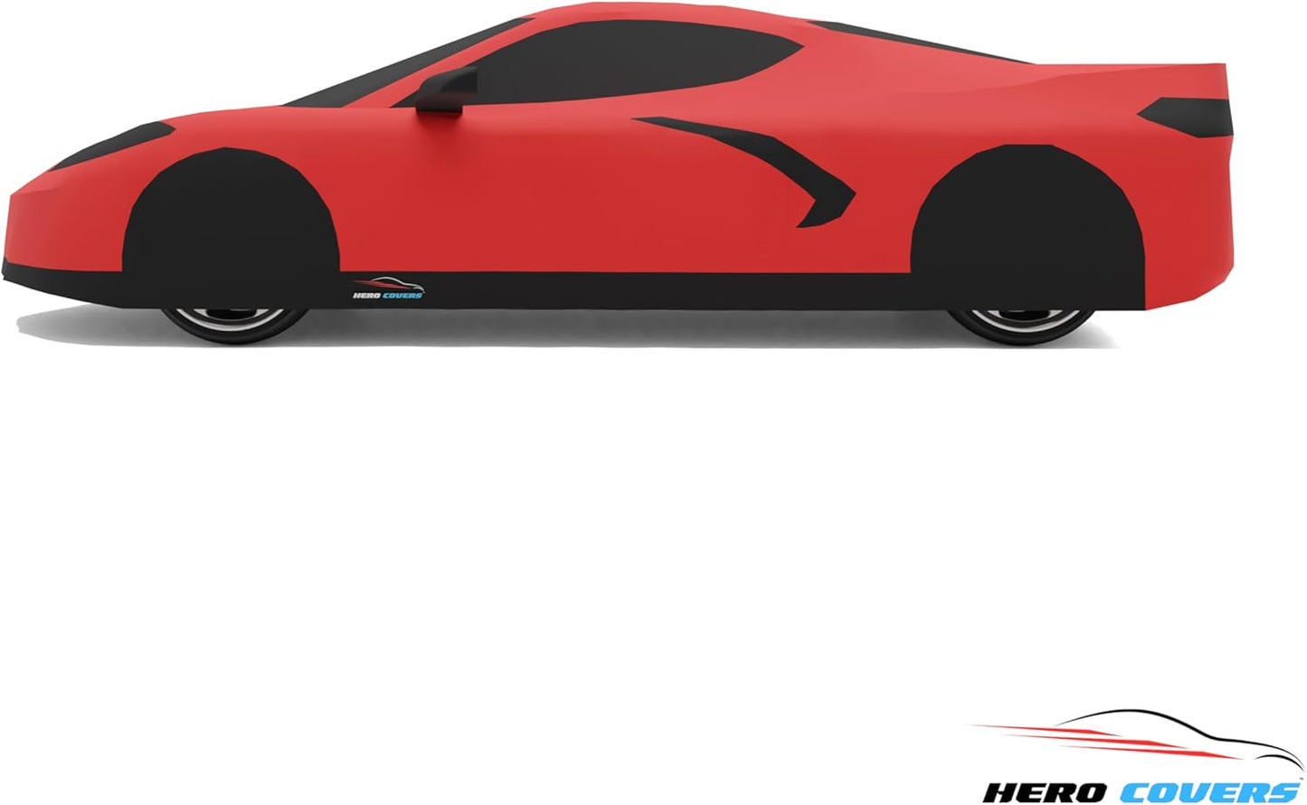 C8 Car Cover Fit for Corvette C8 Indoor and Outdoor Protection (Red)