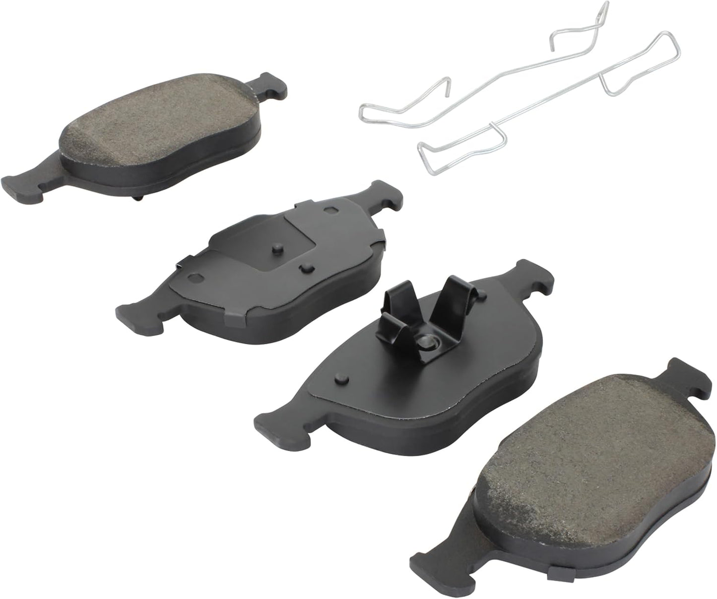 Premium Ceramic Front Brake Pads (1001-0970C) Compatible with Ford Focus 2002-2004, Ford Transit Connect 2010-2013