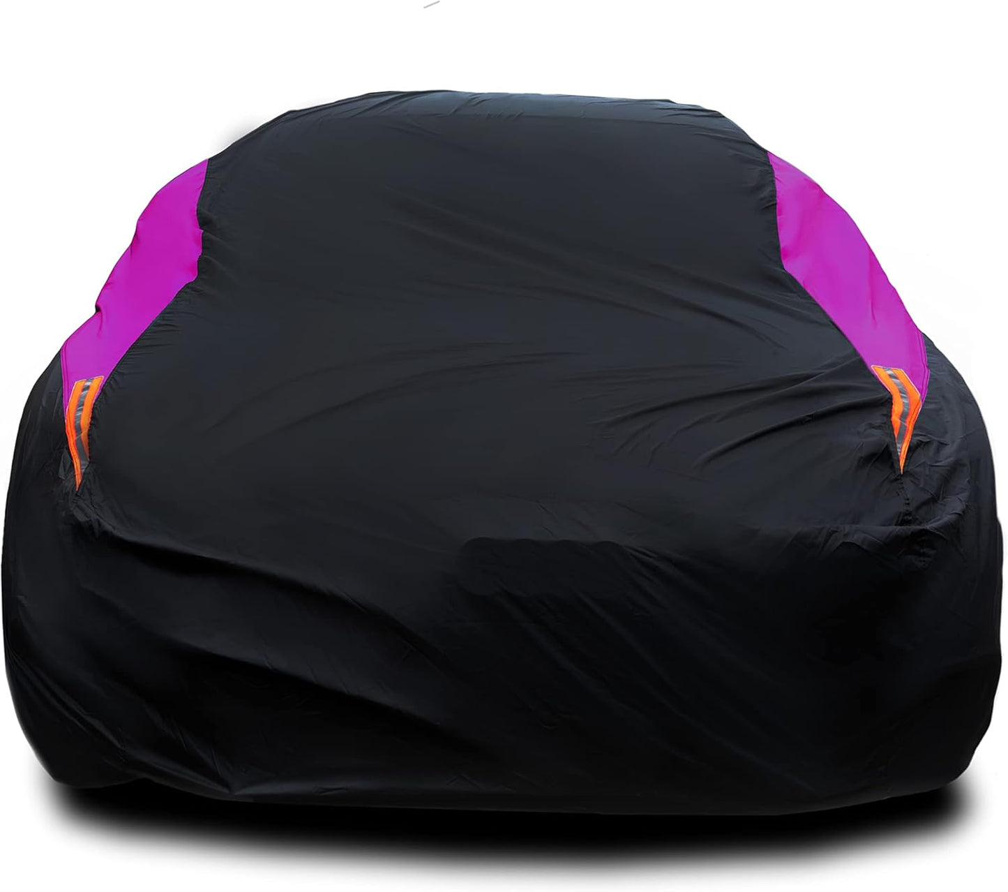 MORNYRAY Waterproof Car Cover All Weather Snowproof UV Protection Windproof Outdoor Full car Cover, Universal Fit for Sedan (Purple, A2-Fit Sedan Length(Up to 177 inch)