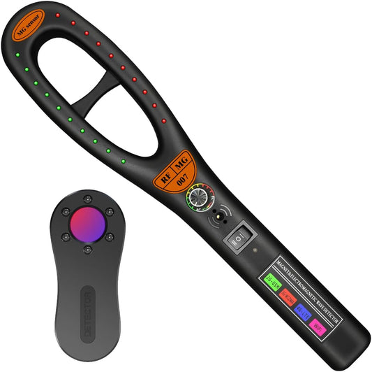 Camera Detectors, Listening Device Scanner Comprehensive Detection for Cameras, Magnetic & Bug Devices for Car, Hotel, Meeting, Travel