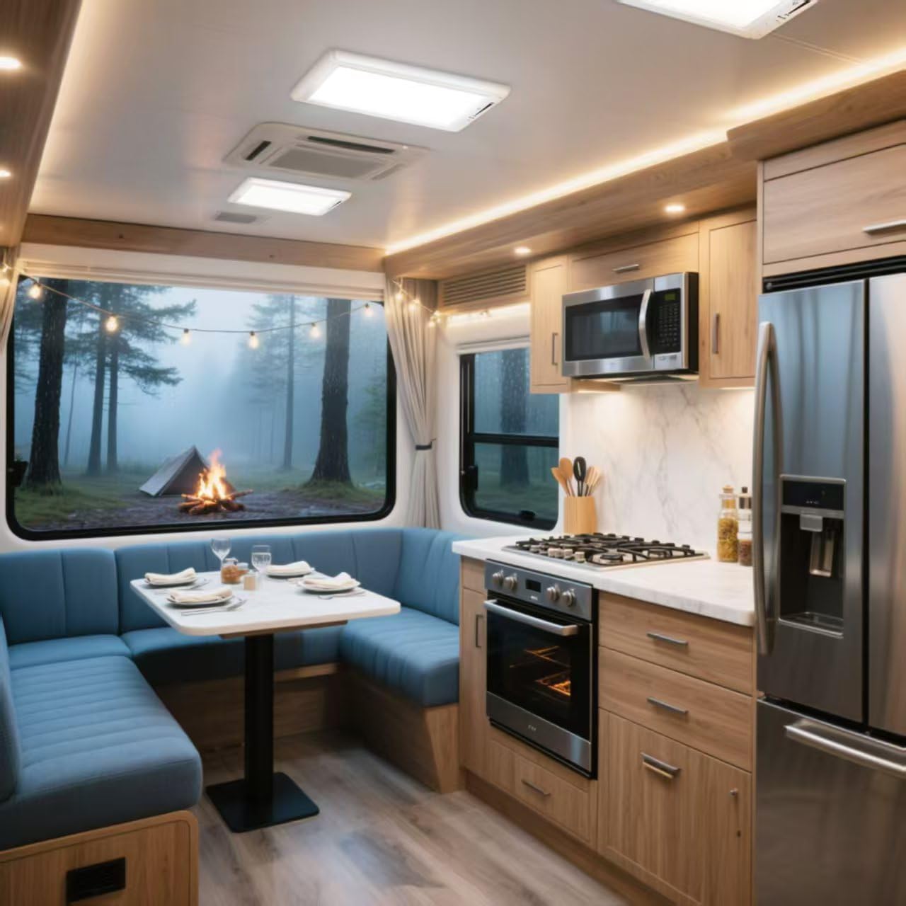 4 Pack RV Lights Interior,3 Color RV LED Super Bright Fixture,12V RV Ceiling Dome Light with ON/Off Dimmable Switch Energy Saving for RV/Camper/Car/Trailer/Boat