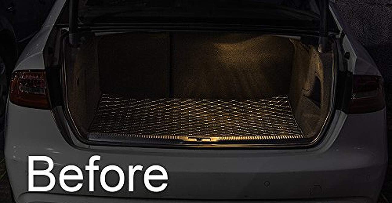 ICBEAMER 12" High Power Blue 18 SMDs 2835 LED Strip Light Universal Fit Car Trunk Cargo Area or Interior Illumination Cargo Area or Interior Illumination Decoration, Auto Accessories