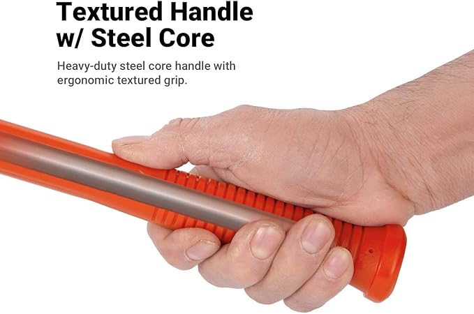 Capri Tools 10098 C098 Dead Blow Hammer Orange Pu, 3 lb