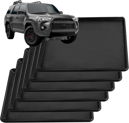 6Pcs Auto Oil Drip Pan Extra Large Oil Drip Pan for Under Car to Keep Garage Floor Show Room Driveway Safe and Clean(35.4 x 24 x 1.6 inch) (6PCS)