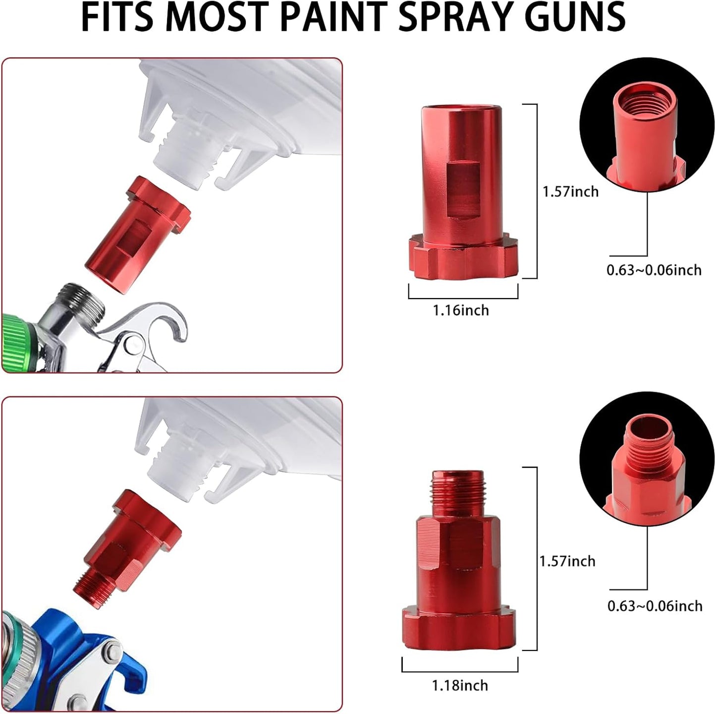 Disposable Paint Mixing Cup 20 Ounce (600ml) Kit,HVLP Paint Sprayer Gun Mixing Cups with 50 Cups and Lids System, 10 Plugs and 1 Hard Cup with Retainer Ring, 2 Cup Adapter,Paint Stirrer (50)
