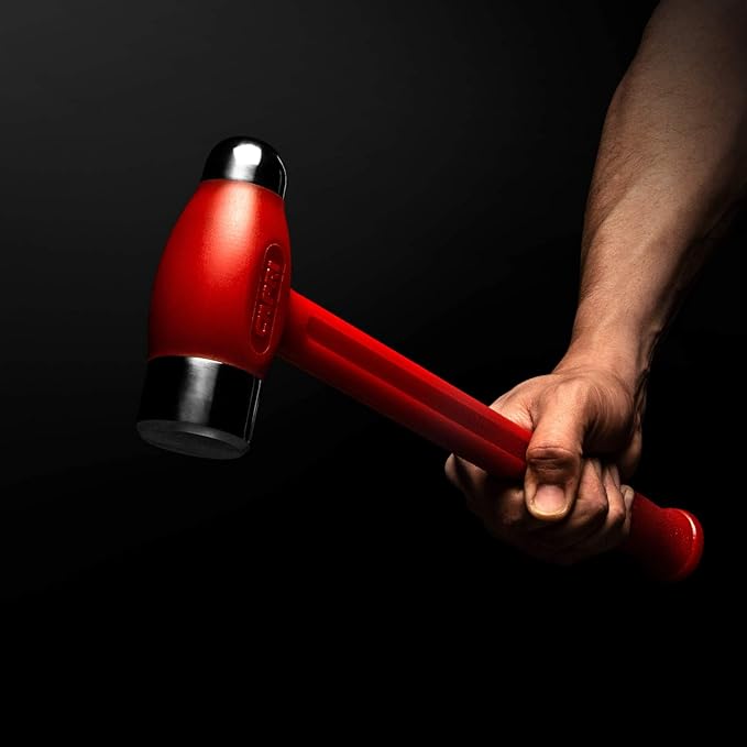 Capri Tools Dead Blow Ball Peen Hammer, 36 oz,Orange