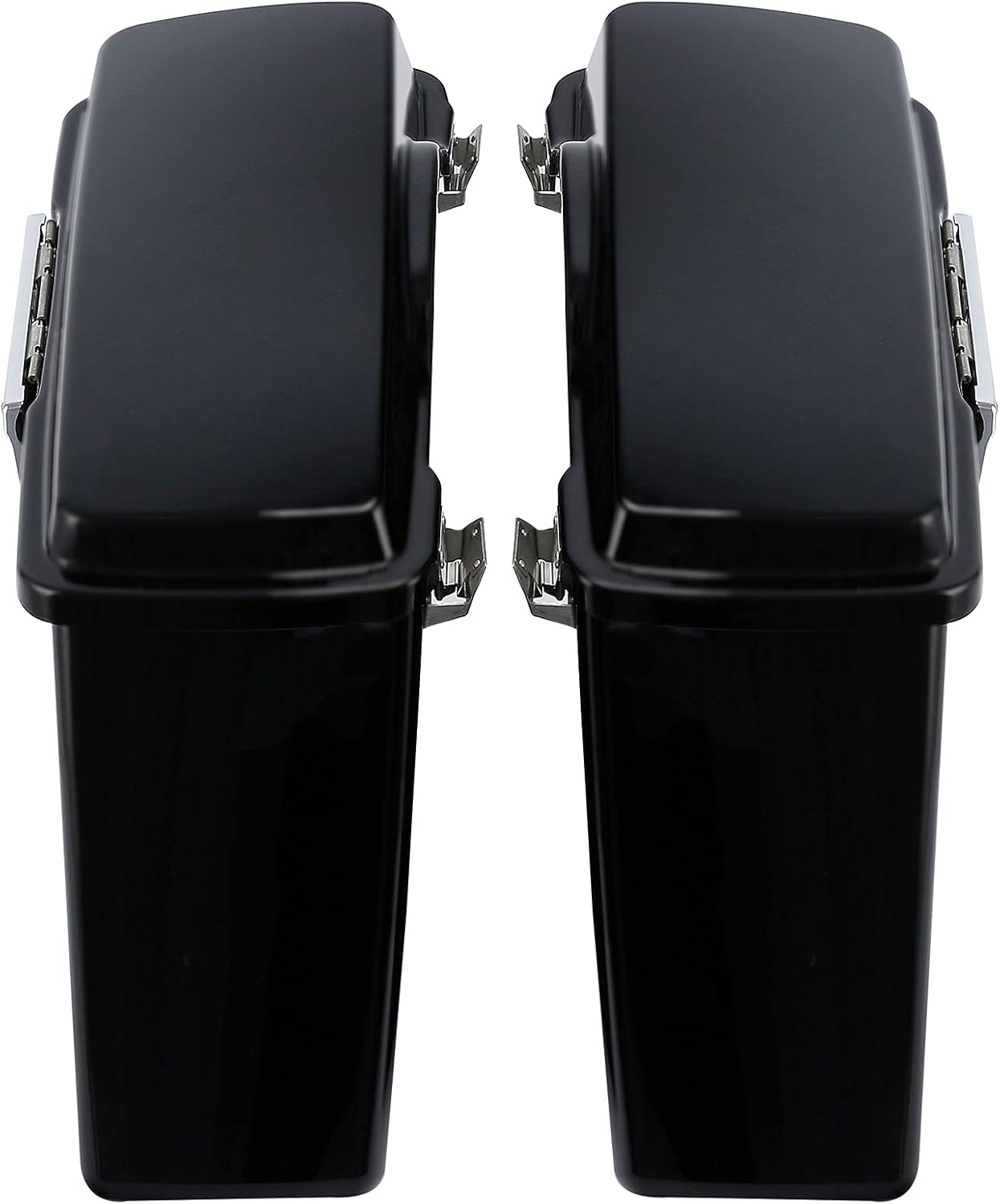 Green-L Matte Black Hard Saddlebags Fit for Harley Road King Street Glide Electra Glide Ultra 1994-2013 Touring Models