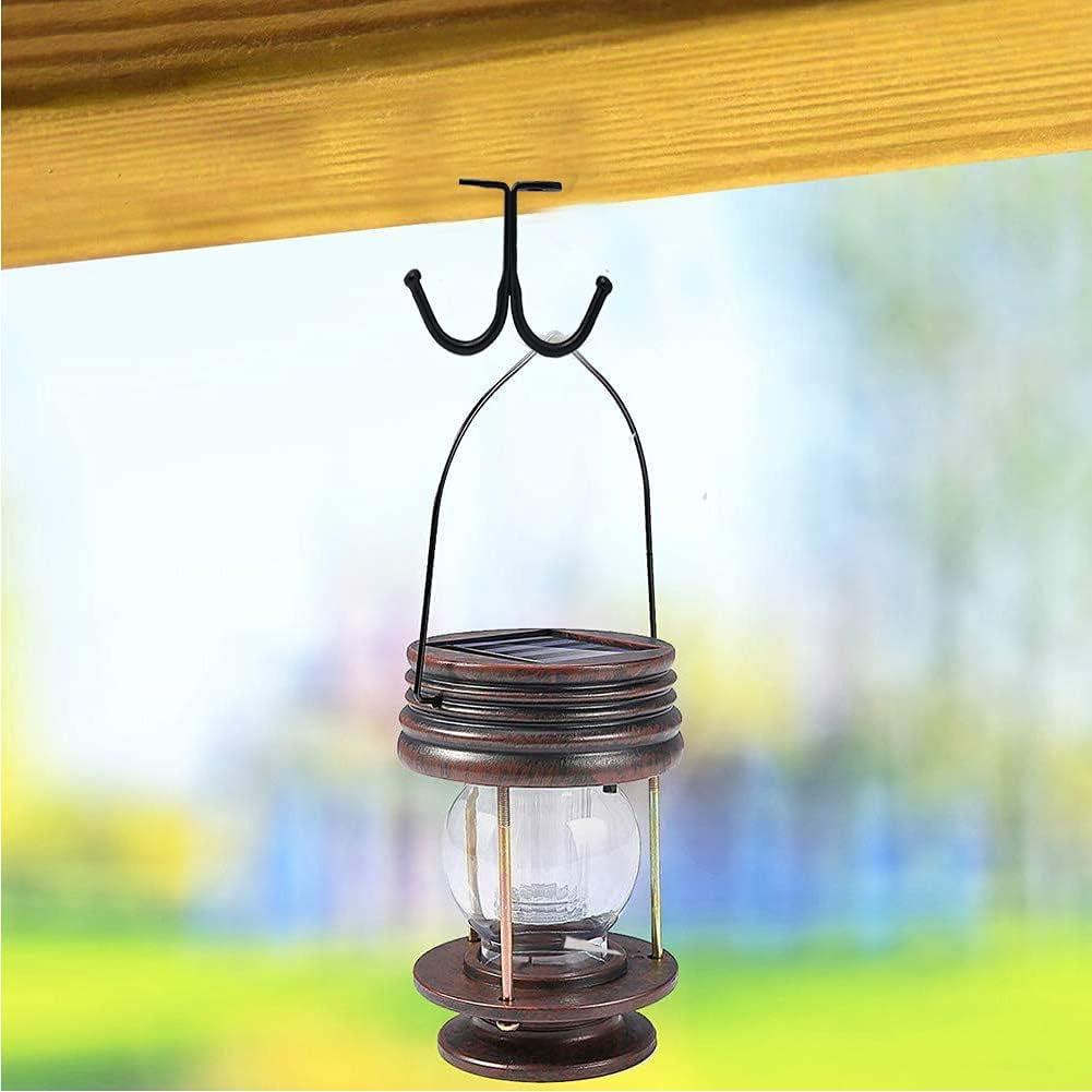 haowei Hanging Hooks from Ceiling, Set of 10 Under Shelf Hook, Robes, Coats, and Clothes in The Closet, Bathroom, Kitchen, and Garage (Black)