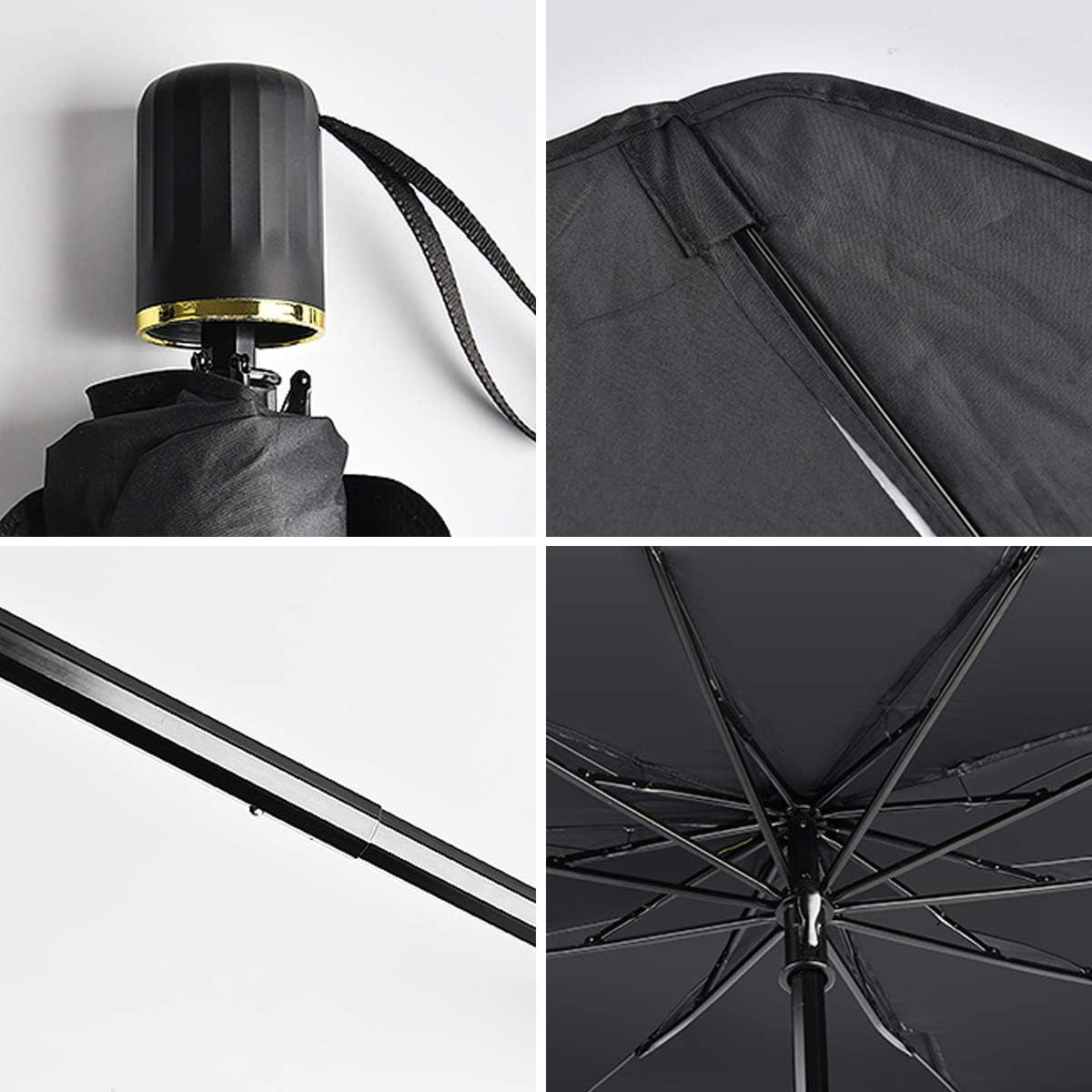 helloleiboo Car Windshield Sun Shade UV Rays and Heat Sun Visor Protector Foldable Reflector Windshields Umbrella