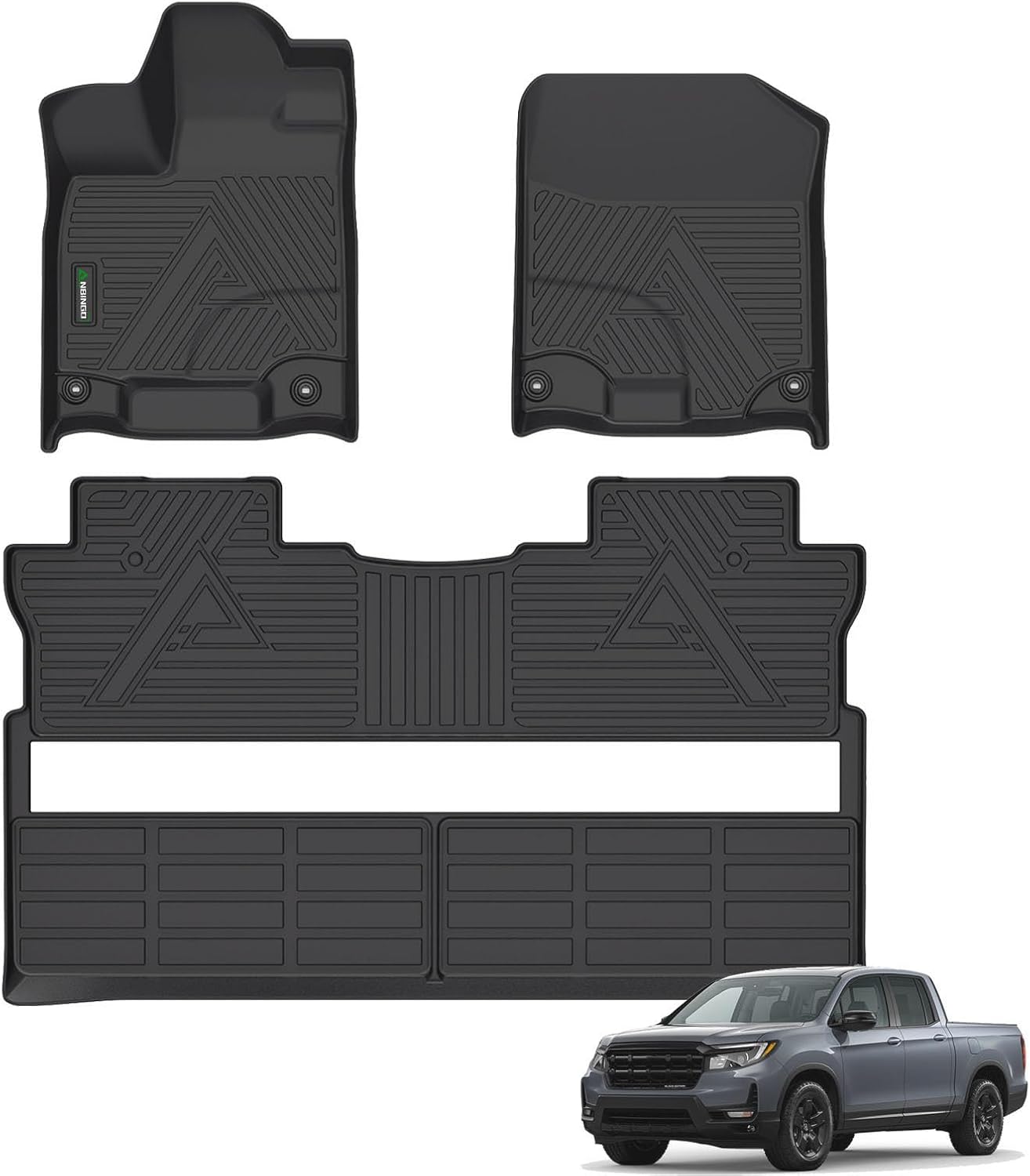 ANBINGO® 2025 Honda Ridgeline Floor Mats, Fit for 2024 Ridgeline, 2017 Ridgeline, 2018 Ridgeline, 2019 Ridgeline, 2020 Ridgeline, 2021 Ridgeline, 2022 Ridgeline, 2023 Ridgeline