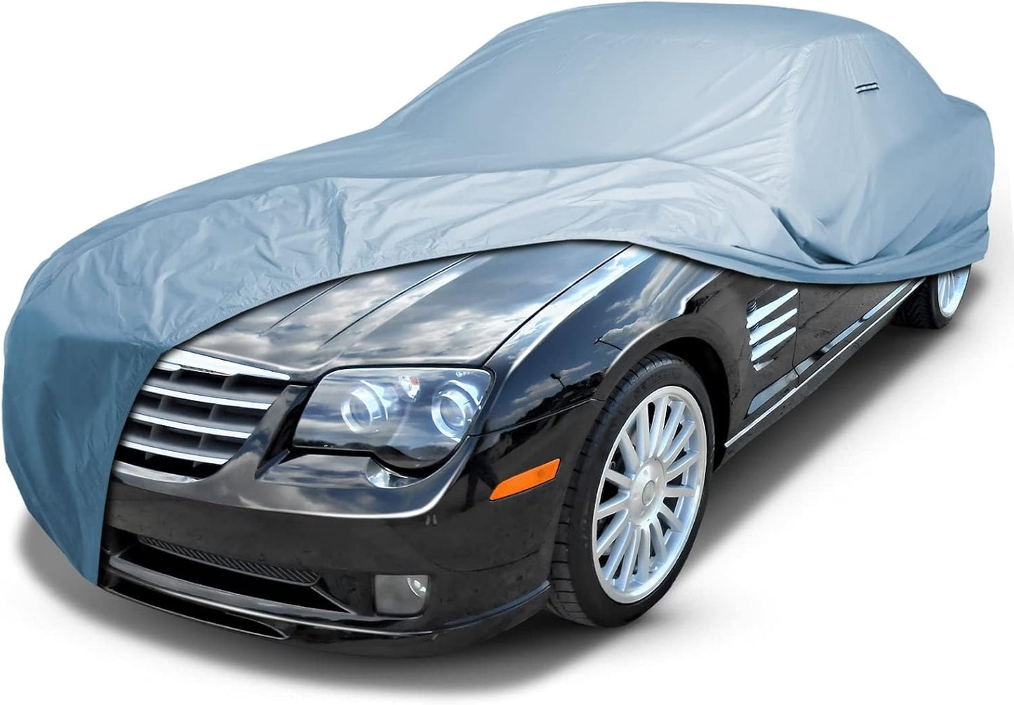 iCarCover Custom Car Cover for 2004-2008 Chrysler Crossfire Waterproof All Weather Rain Snow UV Sun Protector Full Exterior Indoor Outdoor Car Cover