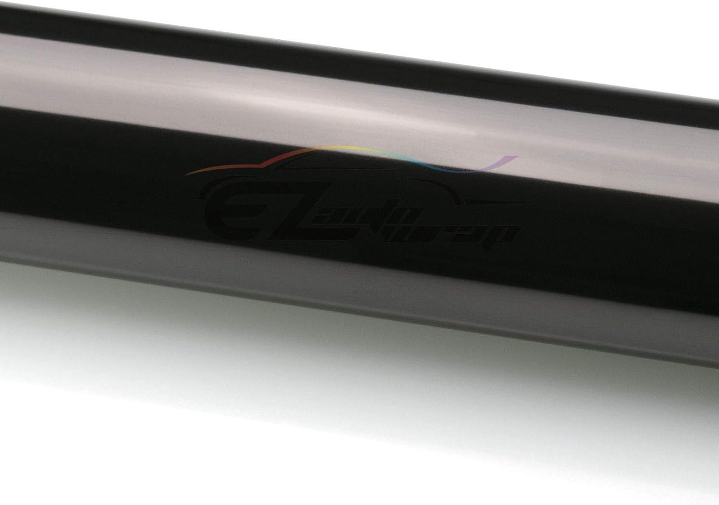 EZAUTO WRAP Free Tool Kit 12"x60" (1FT x 5FT) Glossy Medium Black Smoke Headlight Taillight Fog Light Side Marker Vinyl Tint Film Self Adhesive