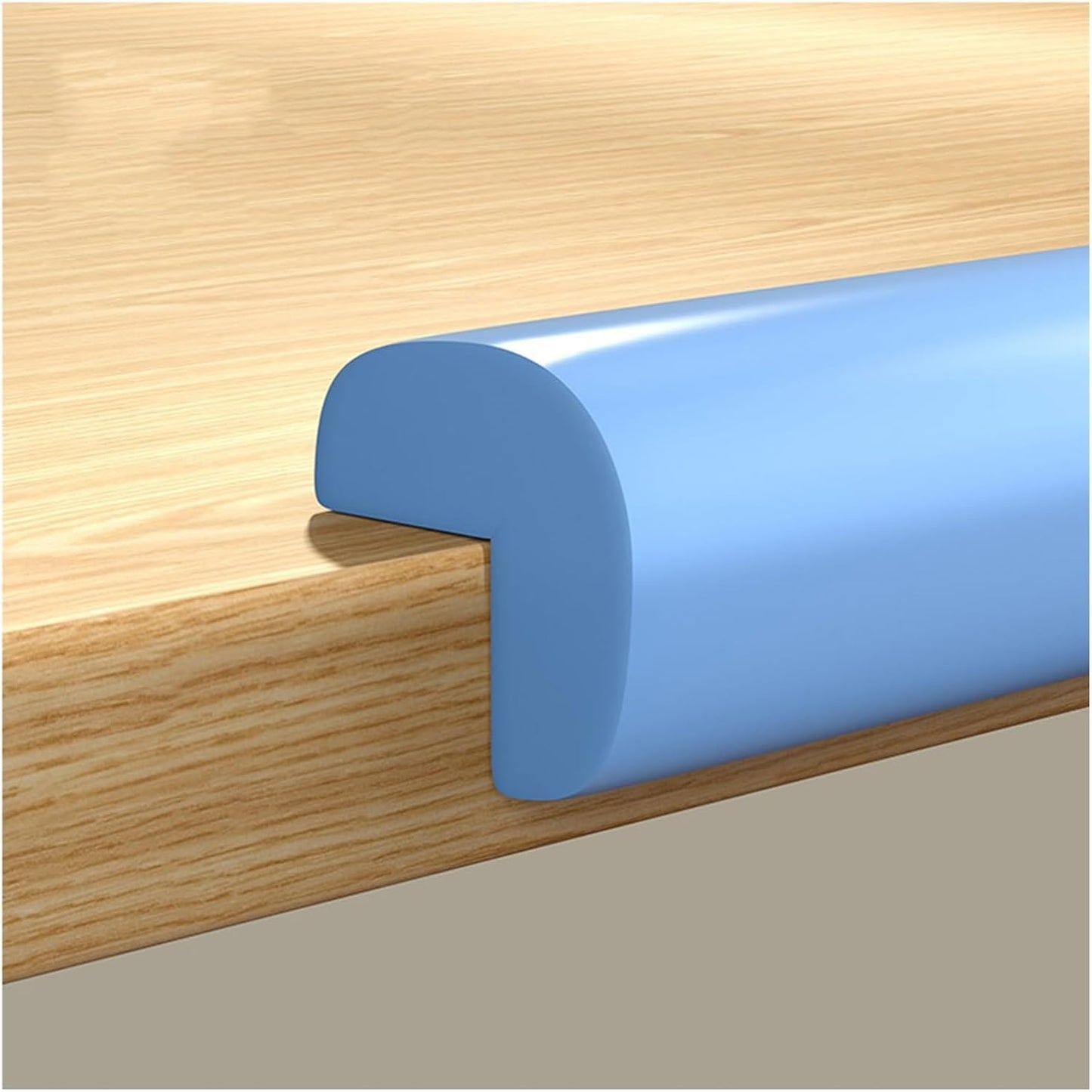 XPLKQXE Sharp Edge Safety Corner Edge Foam Padding, Edge Guards Bumpers Adhesive, Edge Corner Protector Guards for Table Edges & Sharp Corners(Blue,3pcs)
