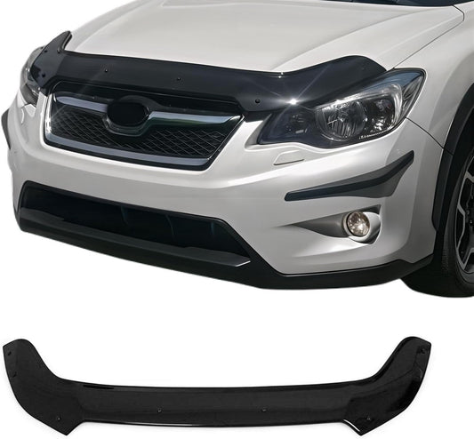 OMAC Front Bug Shield Hood Deflector Guard for Subaru Impreza 2012-2016 Black Smoke