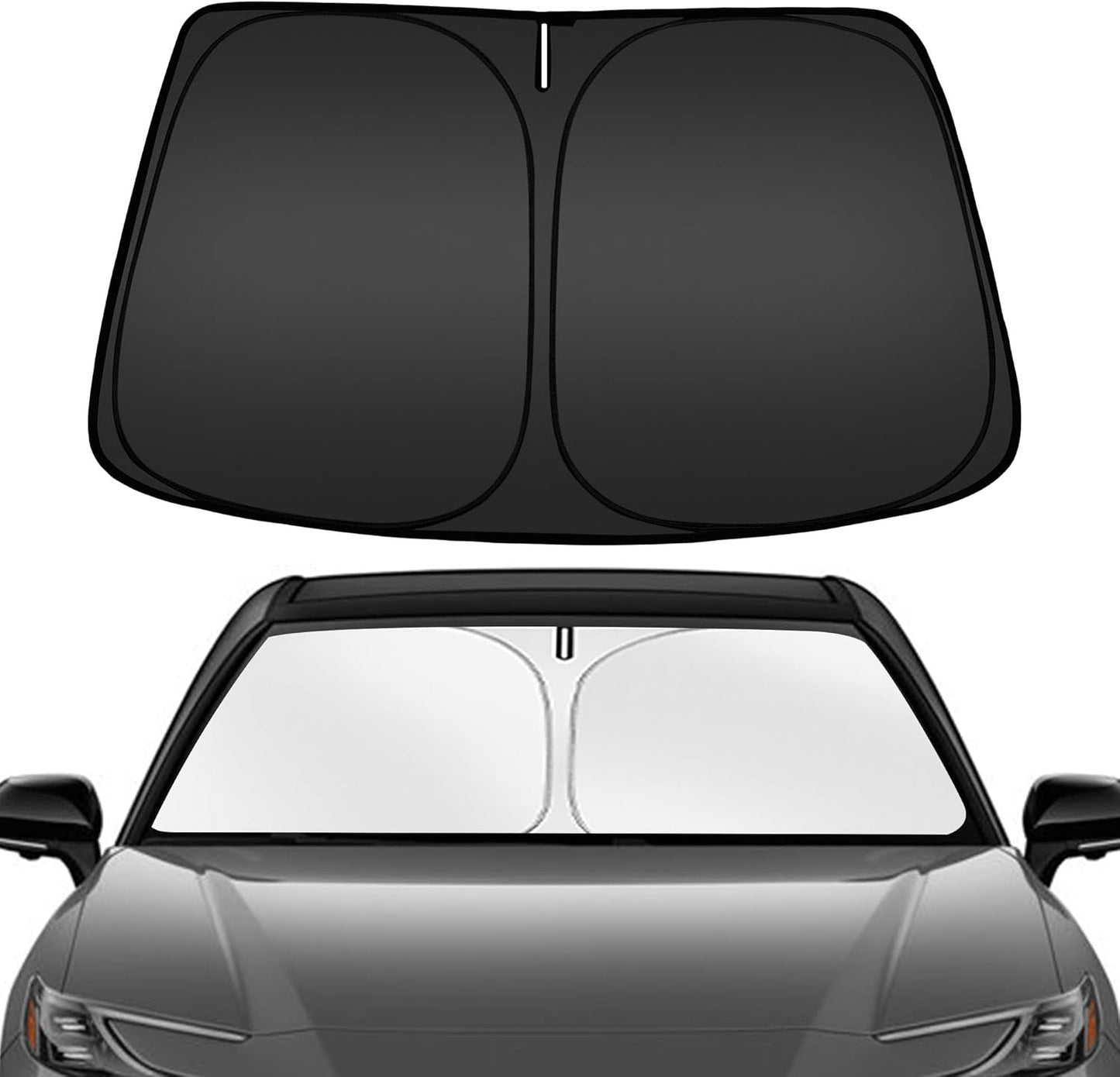 ARISMOTOR Windshield Sun Shade for Toyota Camry(XSE XLE SE LE) 2025 2026, Custom Fit Foldable Front Window Sunshade Sun Visor Protector, Block UV Rays Keep Your Car Cooler