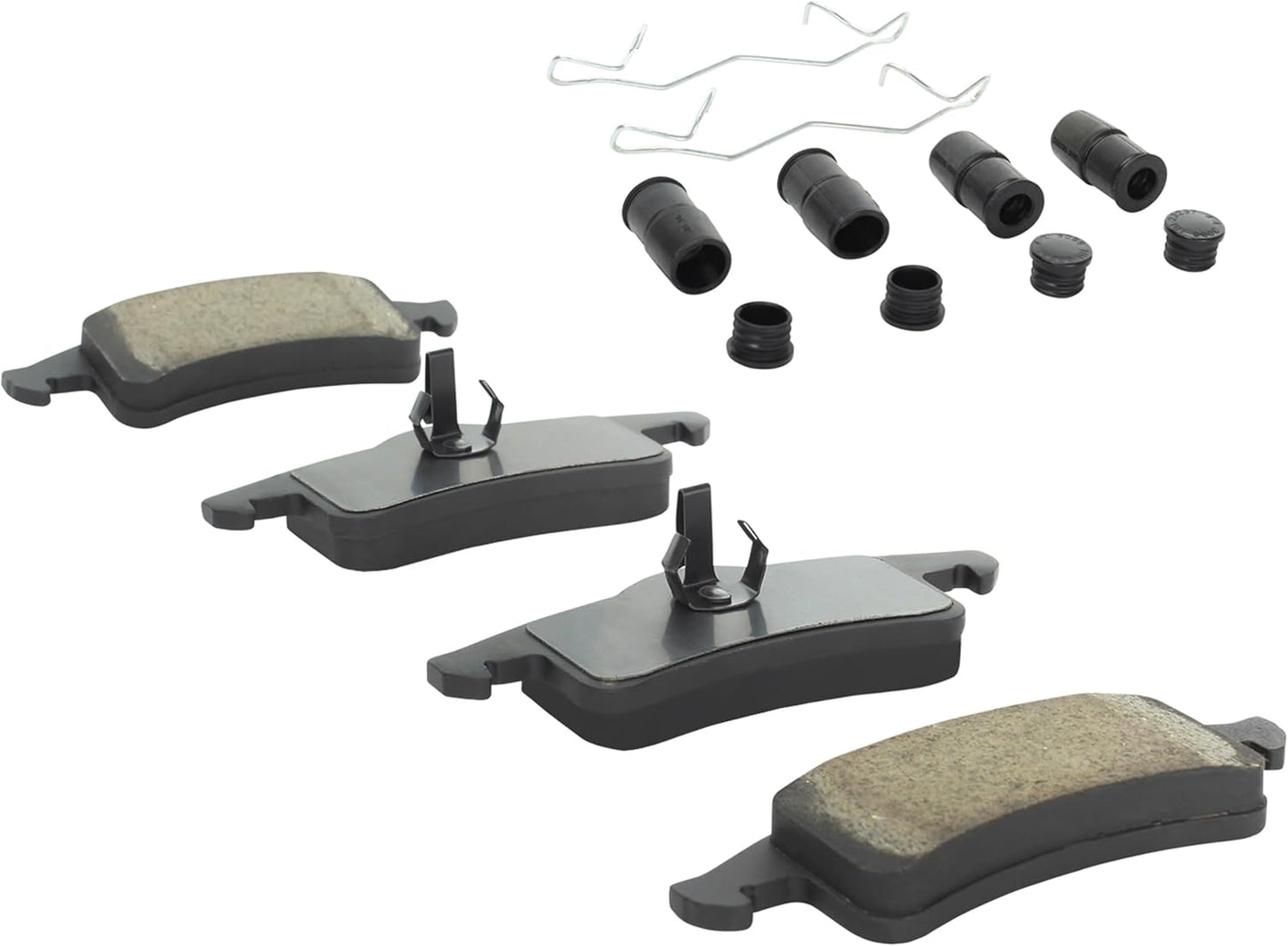 Premium Semi-Metallic Rear Brake Pads (1001-0791M) Compatible with Jeep Grand Cherokee 1999-2004