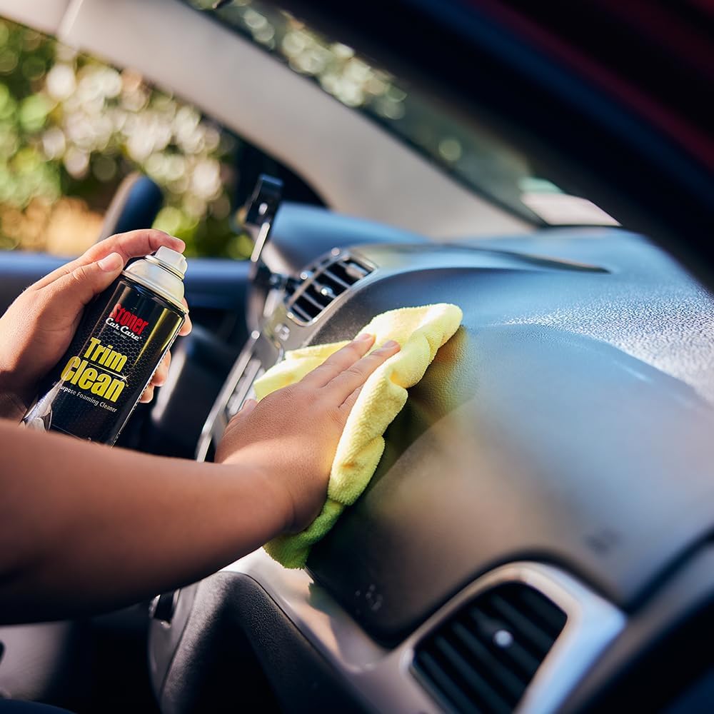 Stoner Car Care 91134–6PK Trim Clean All-Purpose Fast Acting Powerful Foaming Cleaner Quickly Removes Grime and Stains From Trim, Consoles, and More To Restore Automotive Interiors, 18 Oz, Pack of 6