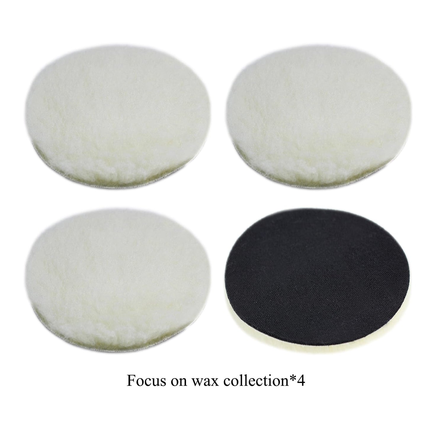 Car Foam Polishing Buffing Kit,Polishing Buffing Pads,Wool Pads,Polishing & Buffing Wheels,for Headlights & Car Body Car Foam Car Wax & Buffer Kits (6)