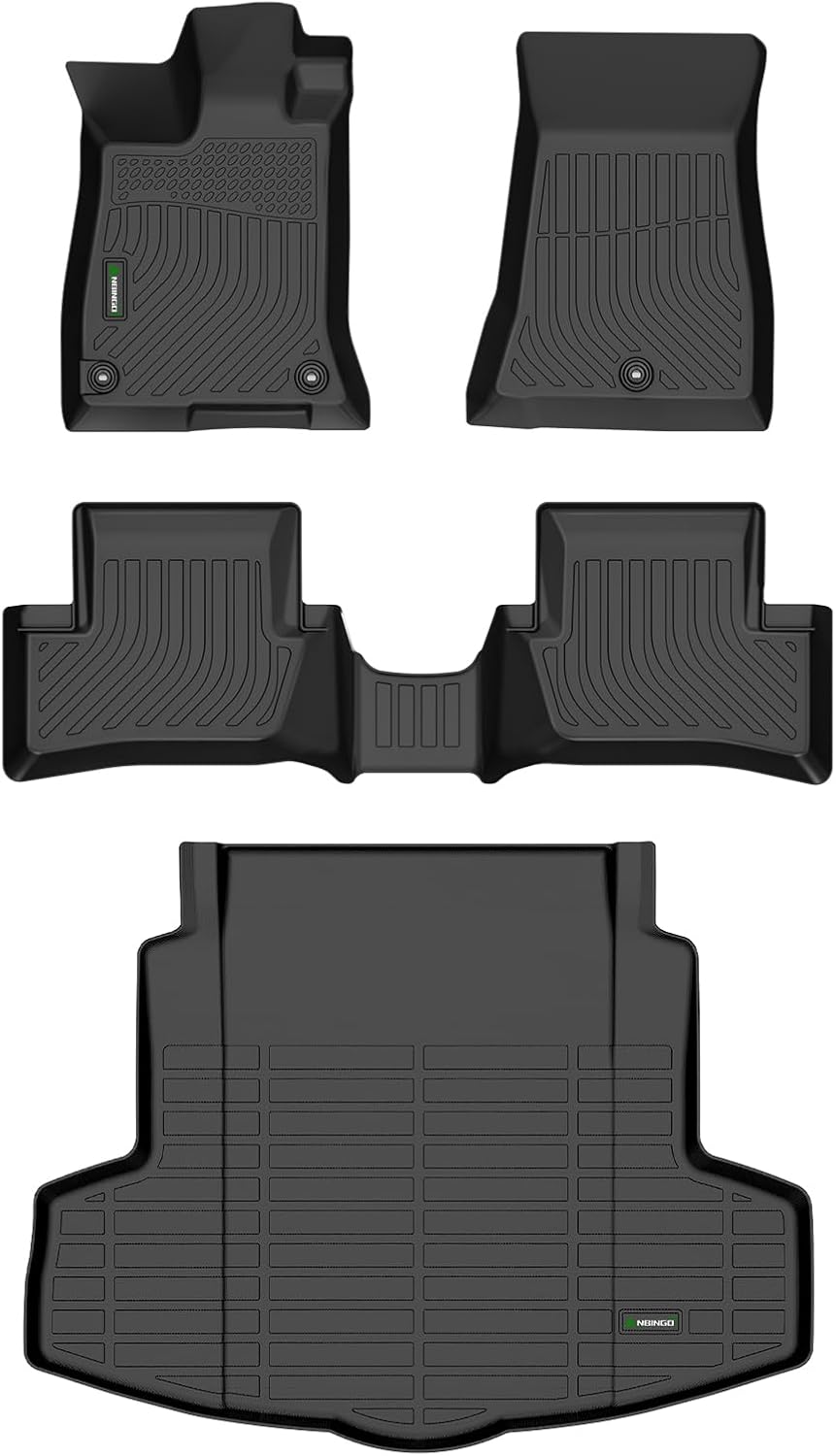 ANBINGO®Floor Mats Fit for Acura TLX 2021-2025&Cargo Liner All Weather Mats for TLX TPE Car Mat Rugs for Acura TLX Rubber Trunk Carpet for TLX Automotive Accessories