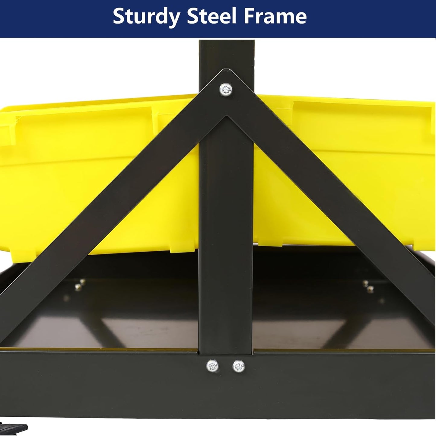 60 Parts Bin Rack Garage Storage Unit 6 Tiers System Steel Shelf with Portable Wheels, Mobile Tool Organizer Plastic Bins, for Men Birthday Gift (6 Tiers)