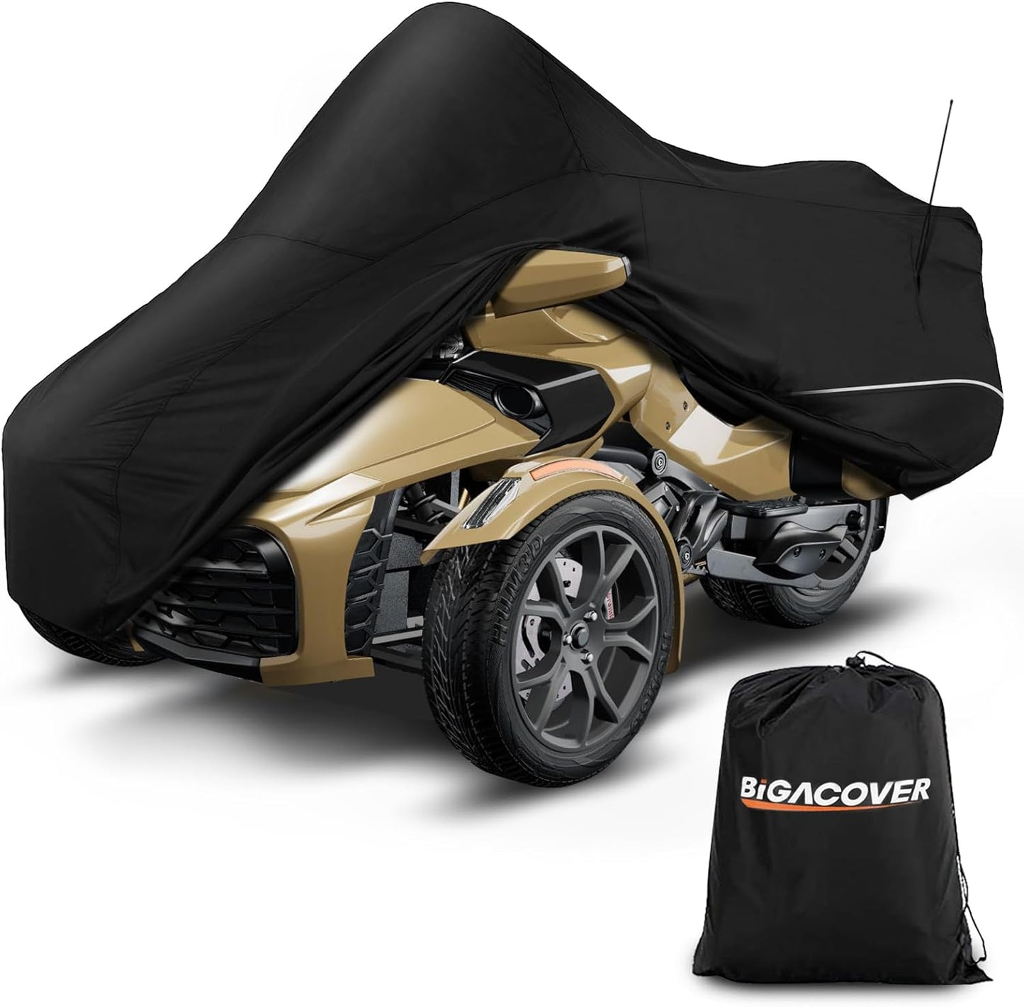 for Spyder F3 Full Cover Compatible with Can-Am Spyder F3T Tour & Limited 300D Oxford Fabric Protector from Dust Snow Rain Sun Rays