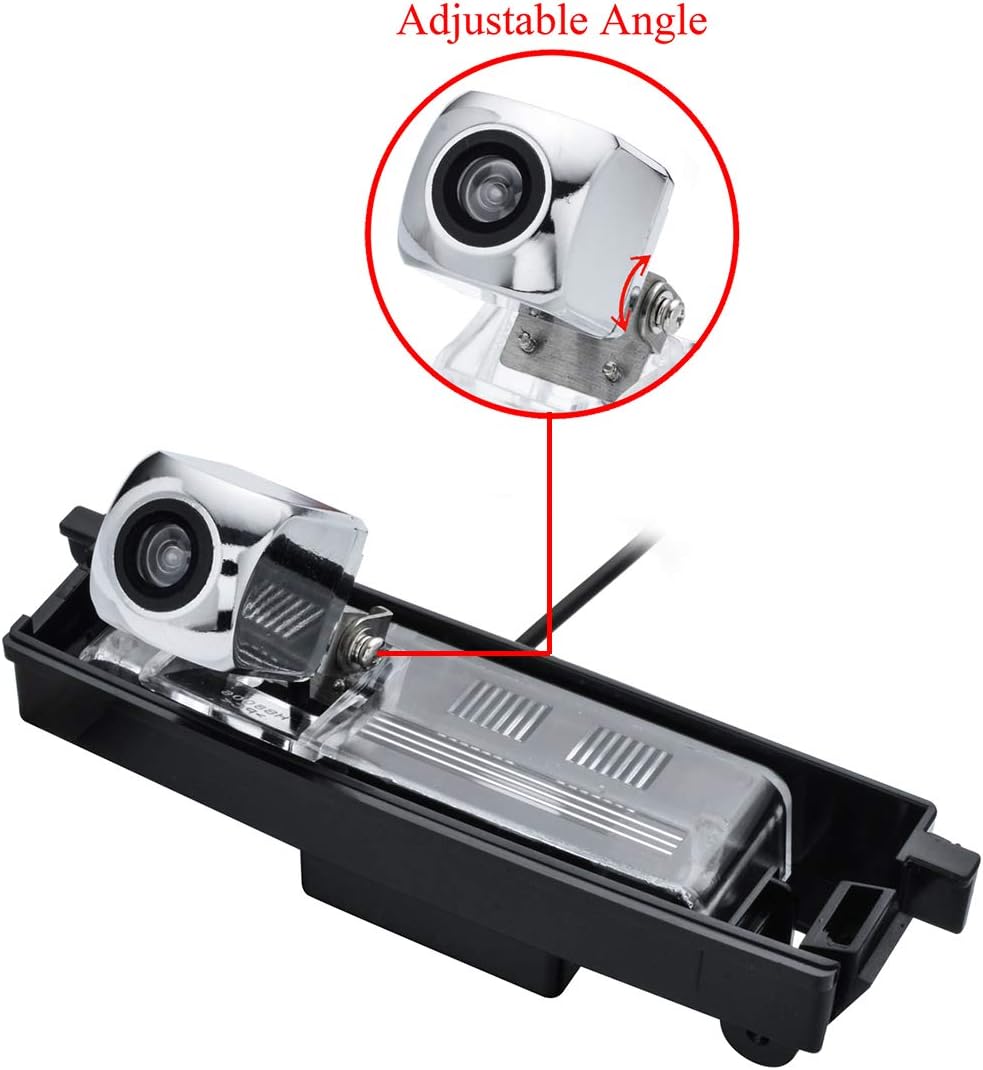 Chrome Starlight Car Rear View Camera for Toyota RAV4 RAV-4 RAV 4/ Toyota Vanguard 2006~2012&Vehicle Camera Waterproof and Shockproof Reversing Backup Camera (Chrome Starlight Adjustable Angle)