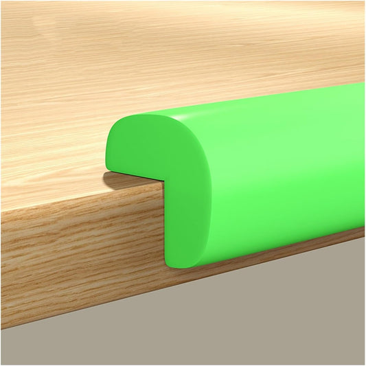 XPLKQXE Sharp Edge Safety Corner Edge Foam Padding, Edge Guards Bumpers Adhesive, Edge Corner Protector Guards for Table Edges & Sharp Corners(Green-A,10pcs)