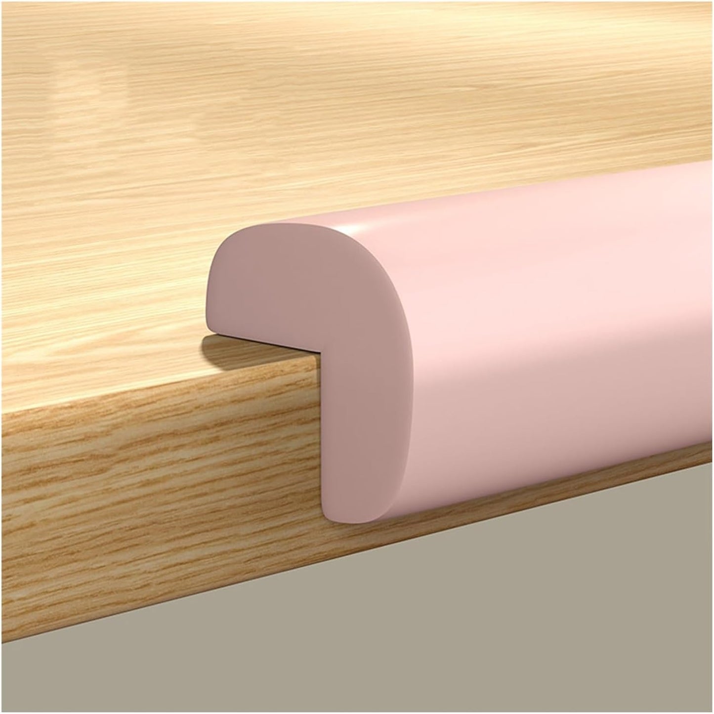 XPLKQXE Sharp Edge Safety Corner Edge Foam Padding, Edge Guards Bumpers Adhesive, Edge Corner Protector Guards for Table Edges & Sharp Corners(Pink,5pcs)