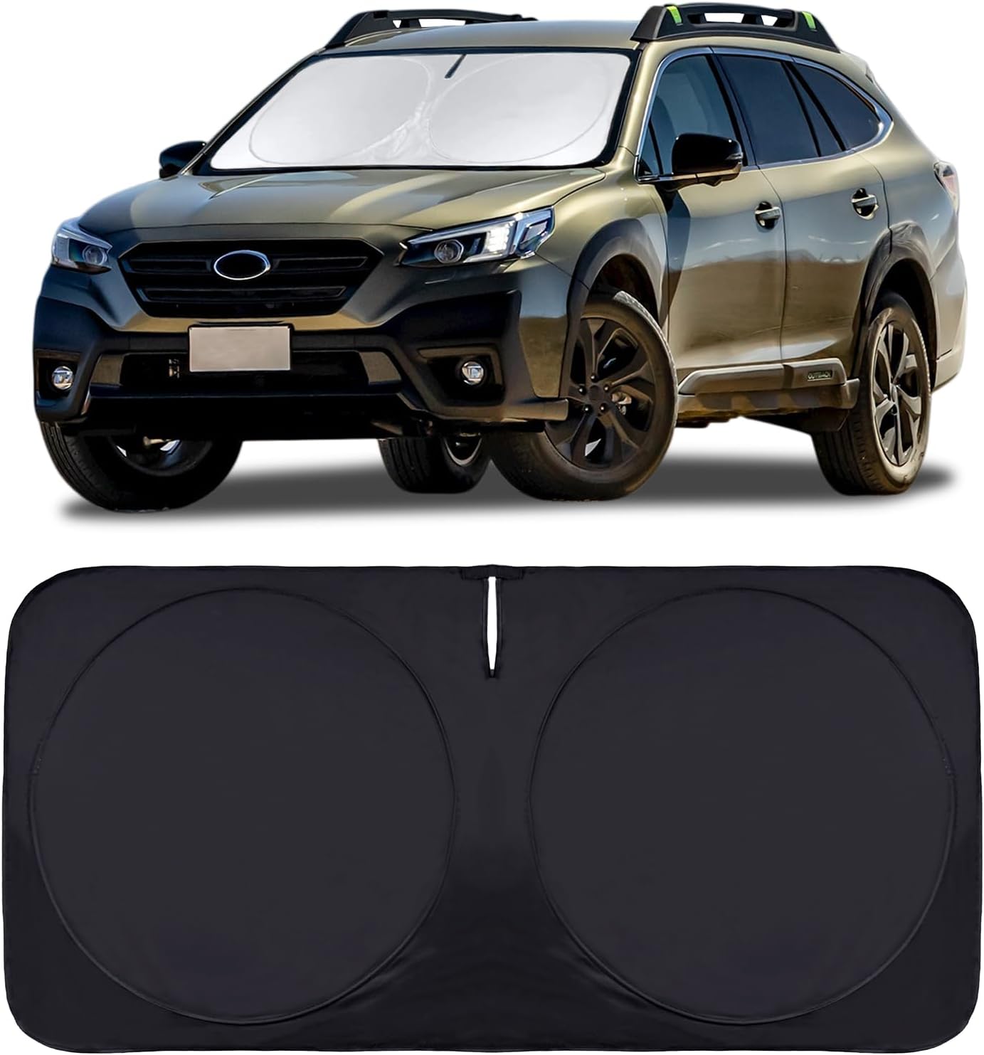 INSAUTO for Outback 2024 Window Sunshade Windshield Sun Shade for 2020-2023 Subaru Outback Windshield Cover Custom Fit Sun Visor Reflective Protector Foldable Front Window Shield Car Accessories