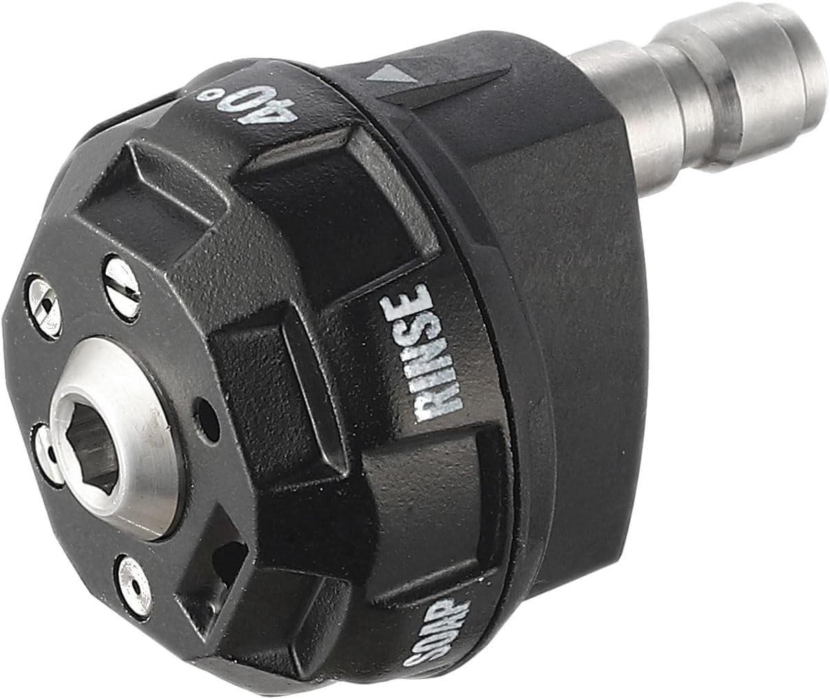 Meteor Blast Pressure Washer Nozzle, 6-in-1 Quick Change over and Adjustable, Power Washer Tips Replacement with 1/4 inch Quick Connector, MAX 4500PSI 1.5GPM specially for Small Power Washer