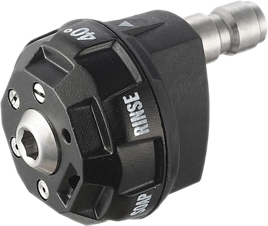 Meteor Blast Pressure Washer Nozzle, 6-in-1 Quick Change over and Adjustable, Power Washer Tips Replacement with 1/4 inch Quick Connector, MAX 4500PSI 1.5GPM specially for Small Power Washer