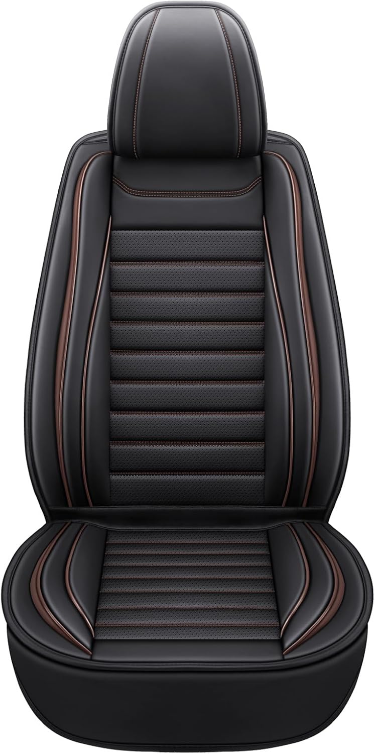 Car Seat Covers,Car Seat Protector Waterproof,Seat Covers Front, Car Seat Protectors,Automotive Seat Covers Fit for Most Cars Brown