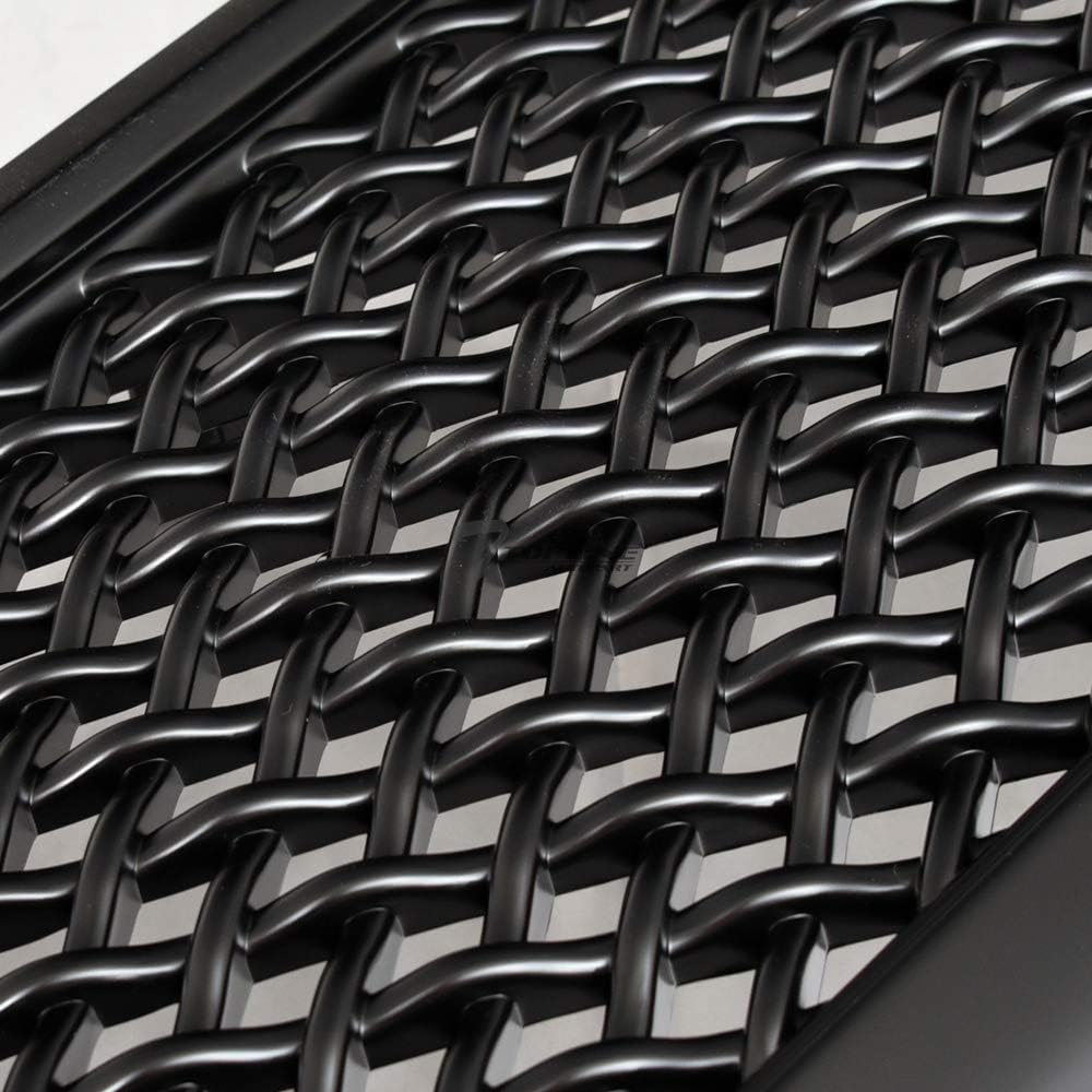 Matte Black Dragon Mesh Front Hood Bumper Grill Grille Gurad Guard ABS Compatible With 05-11 Toyota Tacoma