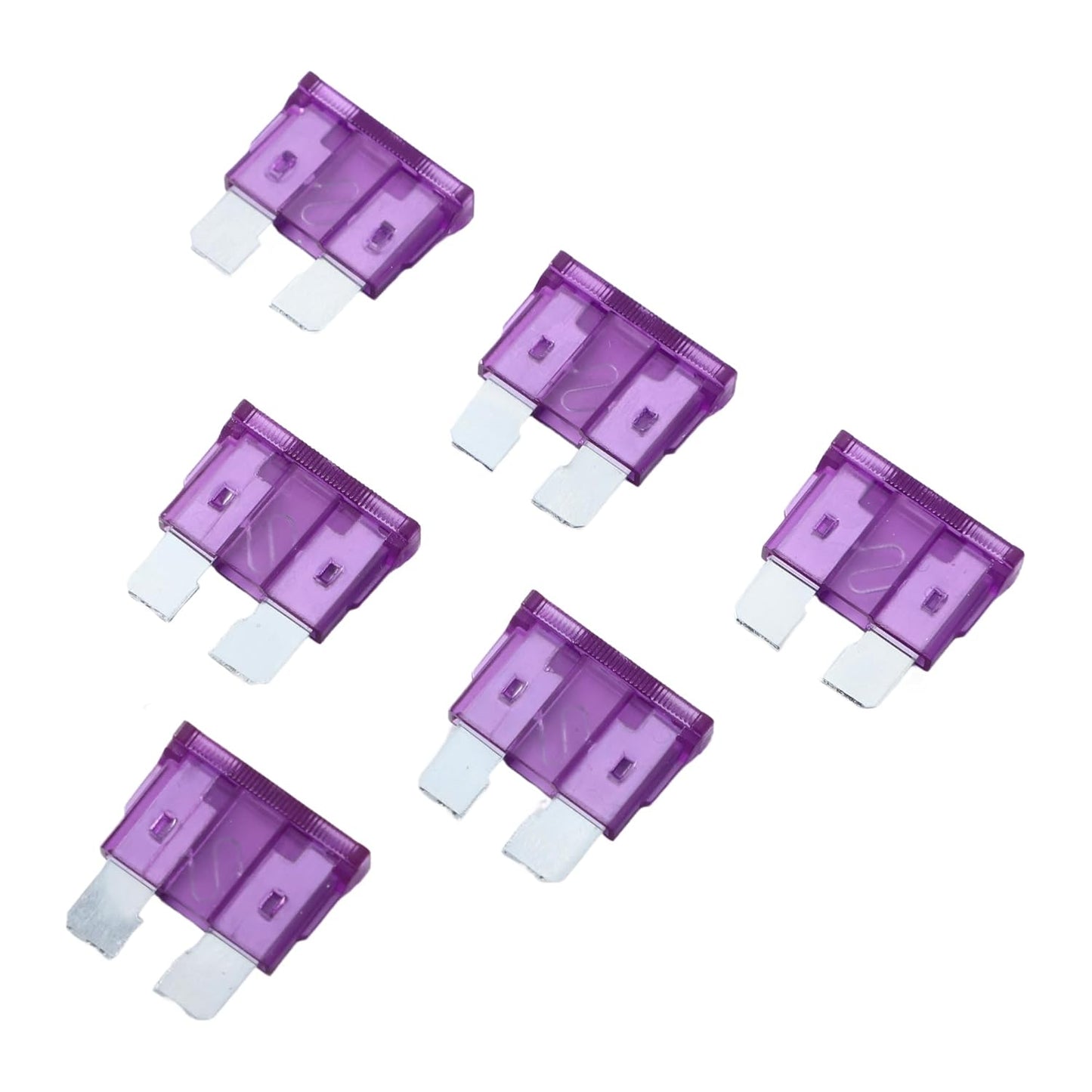 100 Pack Auto Fuses 3 AMP ATC/ATO Standard Regular Fuse Blade 3A Car Truck Boat Marine RV