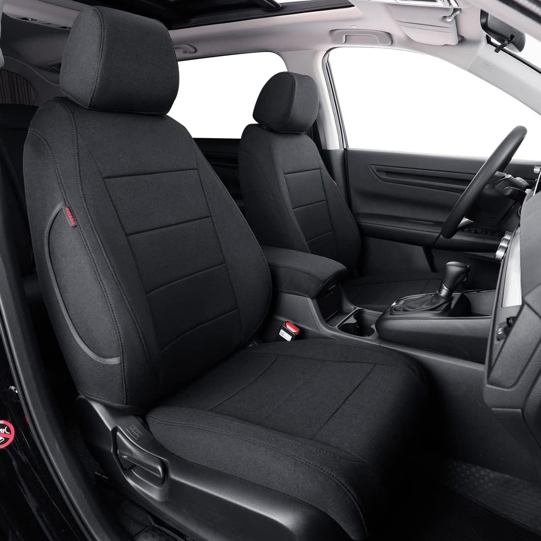 coverdream Custom Seat Covers Compatible with Select Honda CRV 2012 2013 2014 Models (Black,Full Set)