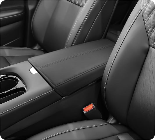 LUWU 2025 Murano Center Console Cover Compatible with 2025 Nissan Murano Accessories 2025 Murano SL/SV/Platinum Armrest Cover Center Console Pad Armrest Console Cover (Thin Black)