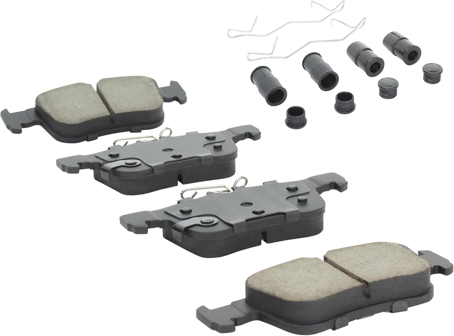 Premium Ceramic Rear Brake Pads (1001-1665C) Compatible with 2013-2024 Ford/Lincoln (Continental/Edge/Escape/Fusion/MKC/MKX/MKZ/Nautilus/Police Responder Hybrid/SSV Plug-In Hybrid)