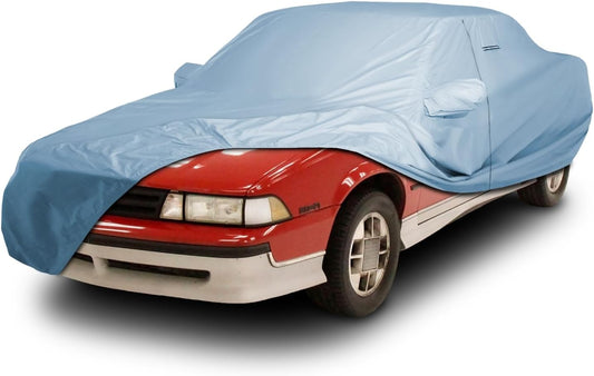 iCarCover Premium Car Cover for 1988-2005 Chevy Cavalier Heavy Duty Waterproof All Weather Automobiles Custom Fit Indoor Outdoor UV Snow Protection Covers with Straps and Bag