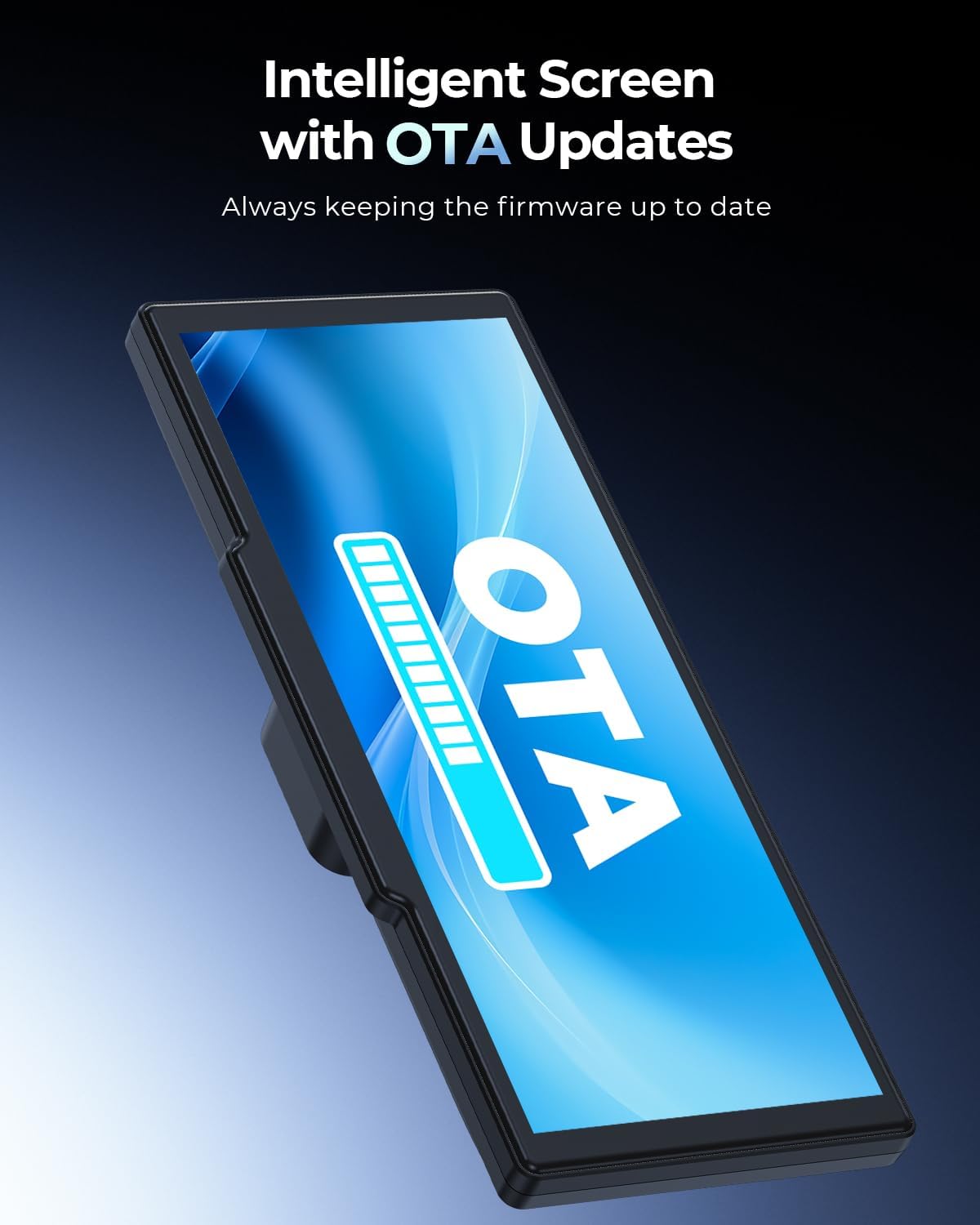 8.1" Wireless Portable 60FPS Car Play Screen for Apple CarPlay & Android Auto, OTA Updates, Backup Camera, Mirror Link, Bluetooth, Voice Control, GPS Navigation