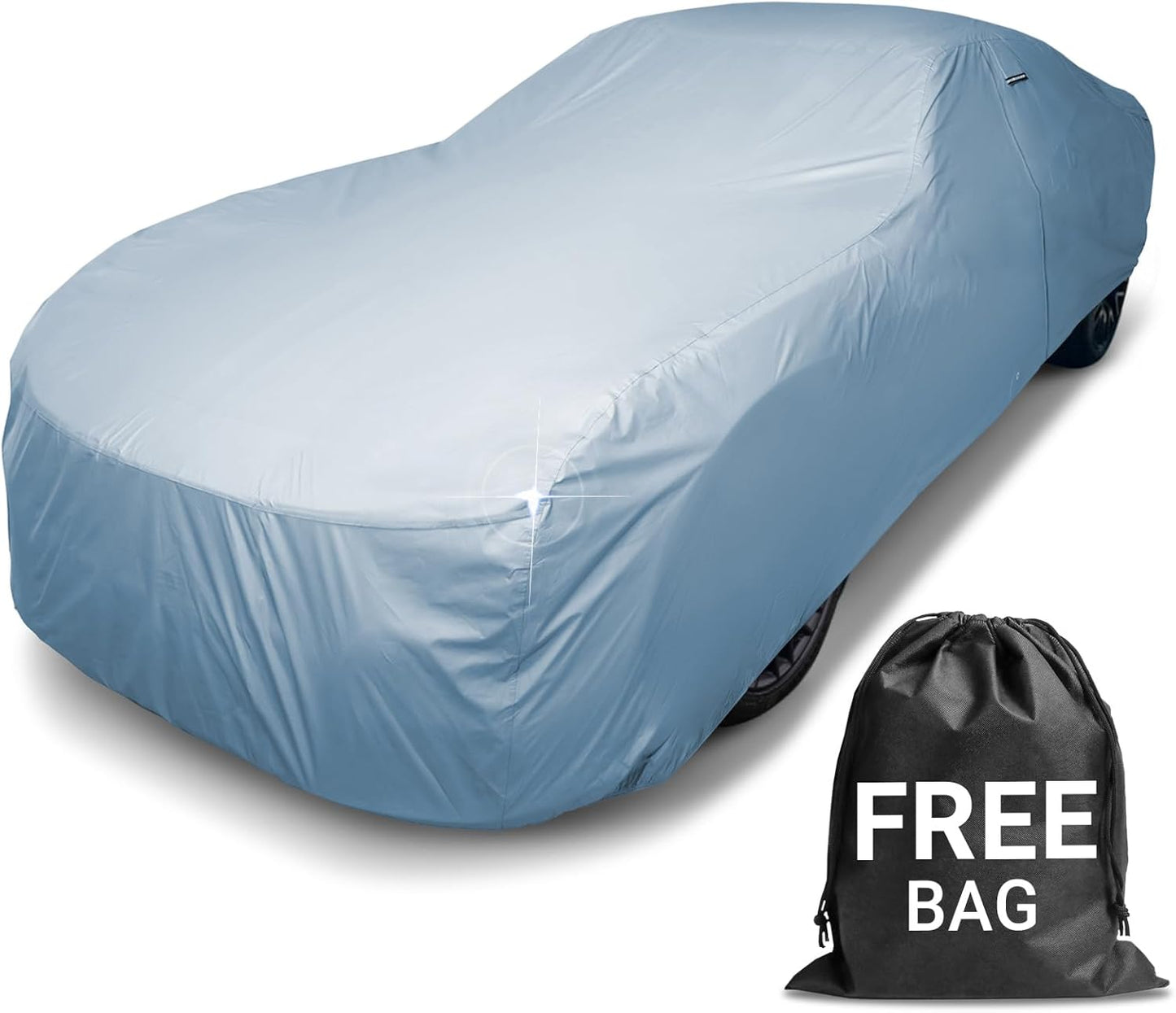 iCarCover Premium Car Cover for 1948-1955 Porsche 356 Speedster Heavy Duty Waterproof All Weather Automobiles Custom Fit Indoor Outdoor UV Snow Protection Covers with Straps and Bag