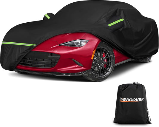 for Mazda Miata MX-5 Full Car Cover Waterproof All Weather, Outdoor Car Covers Windproof Heavy Duty Waterproof Protection Fit for Mazda Miata MX-5 1989-2023