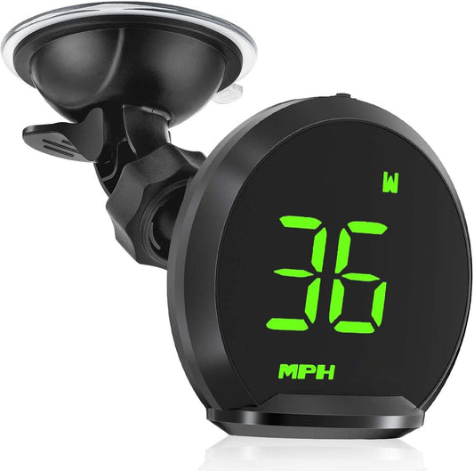 ACECAR Digital GPS Speedometer New HUD Car Head Up Display LCD Display with MPH Digital Speed Compass Direction Driving Distance Altitude Overspeed Alert for All Vehicle
