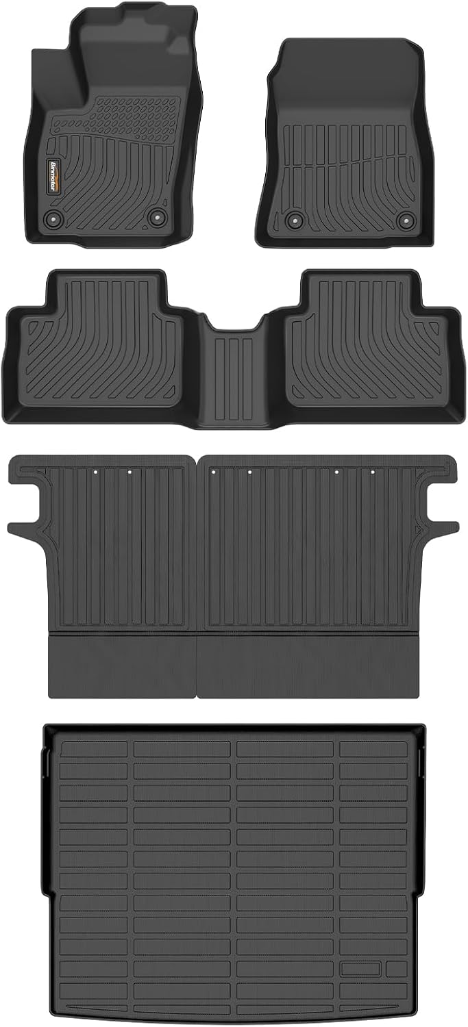 Binmotor-Floor Mats & Cargo Liner for Nissan Kicks 2025 2026 (for SV &SR Not for S), All Weather Car Floor Mat TPE Rubber Cargo Trunk Mat for Nissan Kicks 2025 Accessories