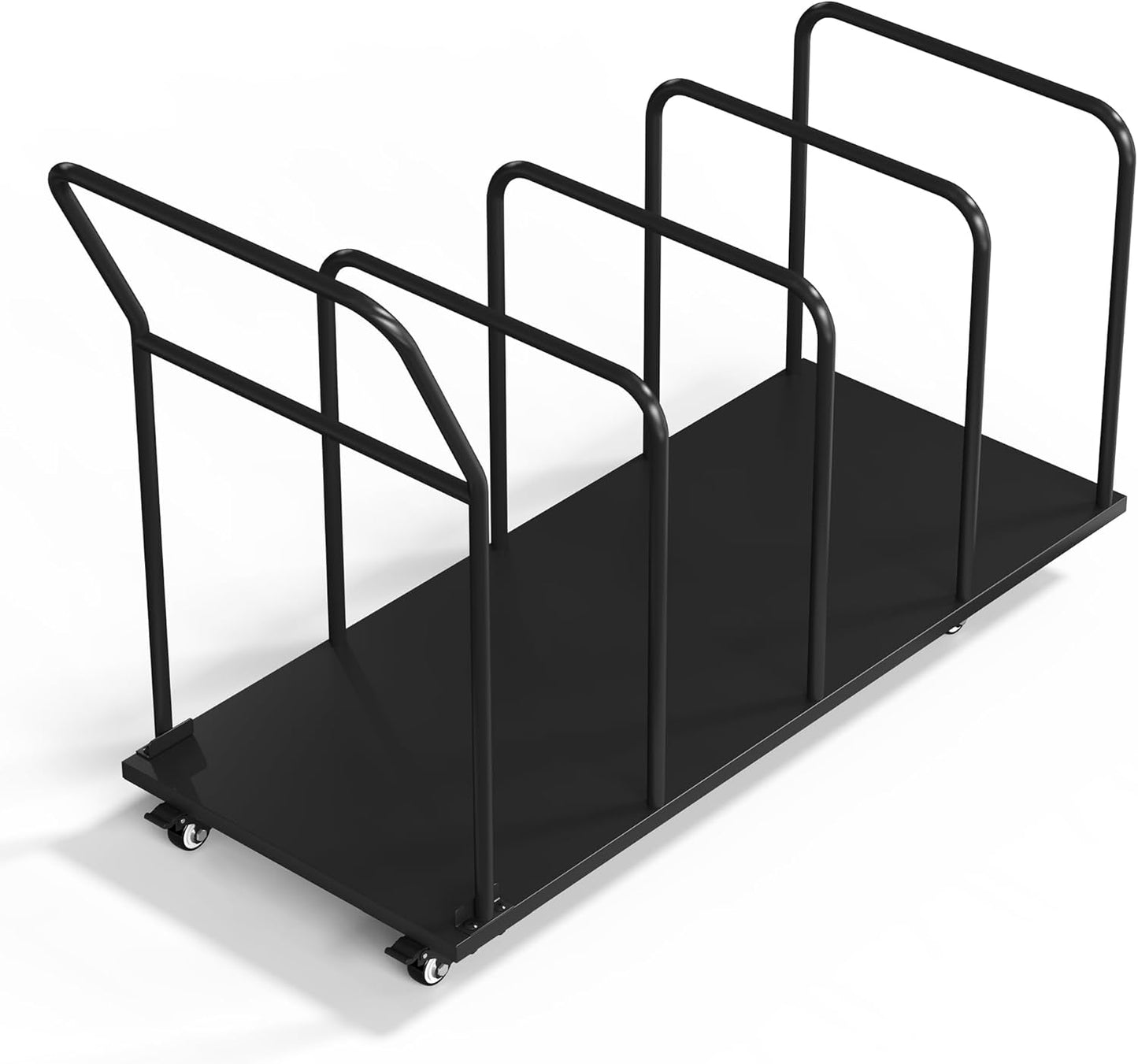 Carton Stand, Carton Storage Rack, Metal Cardboard Box Organizer with Wheels, Heavy Duty Carton Organizer Rack, Cardboard Carton Cart Stand for Home Warehouse (500LBS)