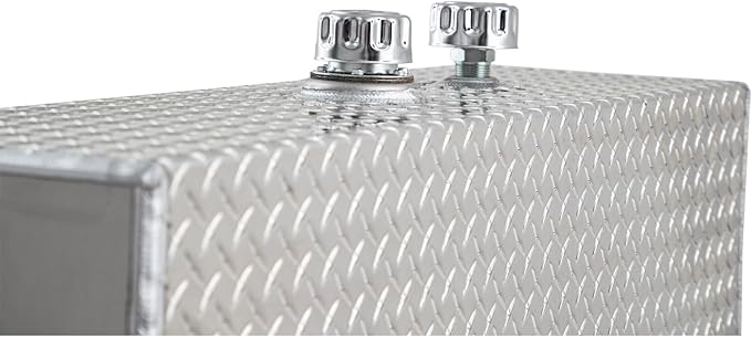 Buyers Products UR50A 50 Gallon Upright Aluminum Hydraulic Reservoir, Lightweight, With Baffles & Sight Gauge, Hydraulic Tank for Trucks