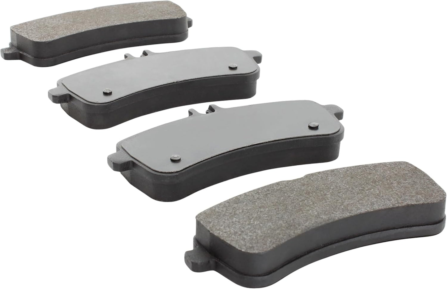 Premium Semi-Metallic Rear Brake Pads (1001-1681M) Compatible with 2013-2021 Mercedes-Benz (AMG GT 63/AMG GT 63 S/AMG GT S/E63 AMG S/Maybach S600/S63 AMG/S65 AMG/SL63 AMG/SL65 AMG)